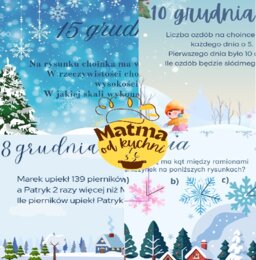 Matematyczny kalendarz adwentowy 2025 klasa 5