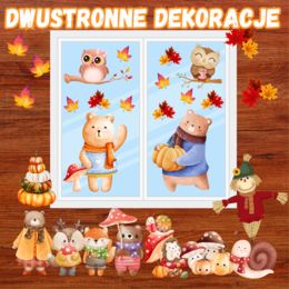 🍂 Dwustronne Dekoracje Jesienne 🍂