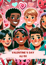 Walentynki_Valentine's Day Karty Pracy_Gotowa Lekcja Poziom A2/B1