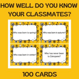 HOW WELL DO YOU KNOW YOUR CLASSMATES?