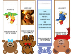 Zakładki Dzień Pluszowego Misia