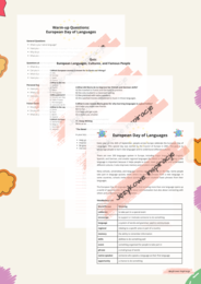Karty Pracy_European Day of Languages A2-B1