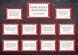 Dzień Języka Ojczystego – gazetka szkolna z cytatami (PDF)