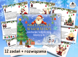 ŚWIĄTECZNA MATEMATYKA II – zadania tekstowe z matematyki z rozwiązaniami (dla klas 5–6)