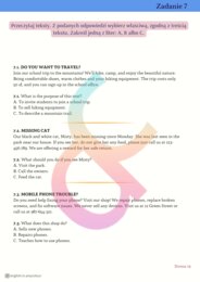 Angielski: Egzamin ósmoklasisty - ponad 600 ćwiczeń do zadań od 5 do 13. Klucz odpowiedzi.