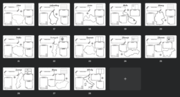 Rysnotkowe karty pracy - państwa UE