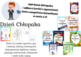 Dzień Chłopaka + Kartki ze słodkimi życzeniami