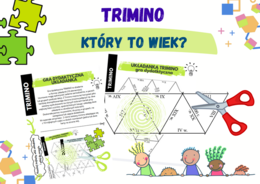 Który to wiek? – układanka trimino w dwóch wersjach