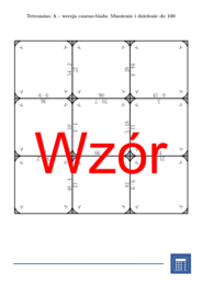 Tetromino - Mnożenie i dzielenie do 100 | matematyka