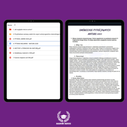 Kurs do matury ustnej z polskiego 2026