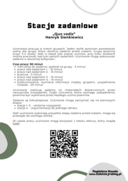 Stacje zadaniowe: Quo vadis