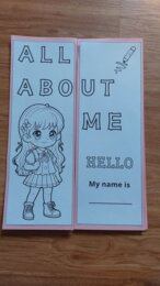 Lapbook „All about me” dla klasy 2 i 3 - po angielsku (pdf)