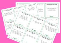 Cytaty – LEKTURY OBOWIĄZKOWE – egzamin – kl.7-8 – gra „5 sekund” - 78 cytatów