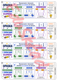 🟩 MATEMATYCZNE OPASKI NA RĘKĘ  Skuteczna pomoc dydaktyczna do wprowadzania nowych tematów