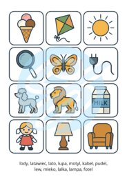 Memory logopedyczne – Utrwalenie głoski „L”