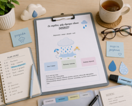 Co myślisz, gdy słyszysz słowo deszcz?