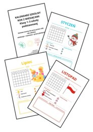 KALENDARZ KLASOWY DO DRUKU – EDUKACJA WCZESNOSZKOLNA kl. 1-3