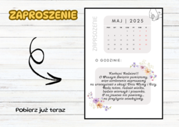 Zaproszenie - Dzień Mamy, Dzień Taty, Dzień Rodziny