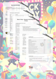 Black Friday – Bargains and Shopping Frenzy! A2-B1 Karty Pracy_Gotowa Lekcja