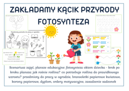Zakładamy kącik przyrody - fotosynteza - wiosna