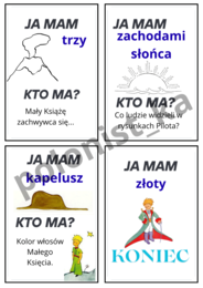 Ja mam... Kto ma... "Mały Książę" A. de Saint-Exupéry