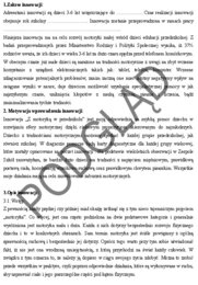 Innowacja pedagogiczna "Z motoryką w przedszkolu"- Zestaw ćwiczeń usprawniających sferę motoryki małej dzieci w wieku 3-6 lat