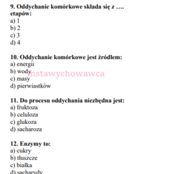 Metabolizm-kartkówka