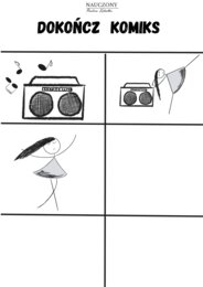 „Dokończ komiks” 30 zadań dla dzieci i młodzieży