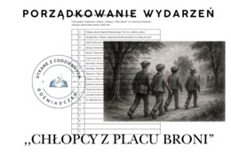 PORZĄDKOWANIE WYDARZEŃ- ,,Chłopcy z Placu Broni”
