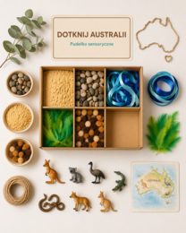 Dotknij Australii – pudełko sensoryczne