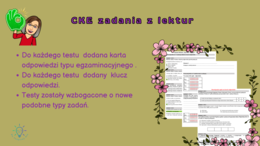 Zadania egzaminacyjne z lektur CKE