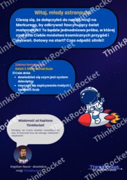 System dziesiętny w kosmicznej przygodzie (klasy 1–4) | Przetestuj styl ThinkRocket