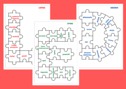 PUZZLE - rodzaje literackie