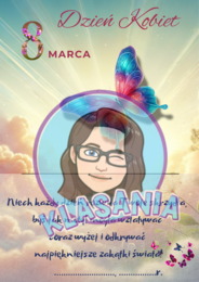 Dzień Kobiet- dyplom- Motyl