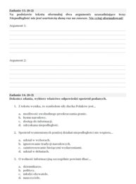 Arkusz egzaminacyjny "Chłopcy z Placu Broni"