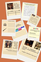 Wspólna droga do sukcesu- praca w grupie na stacjach zadaniowych poświęconych ,,Zemście"