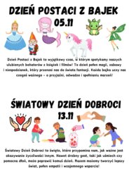 Gazetka na drzwi klasowe – święta nietypowe listopad