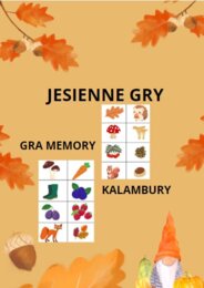 JESIENNE GRY - MEMORY, KALAMBURY