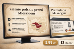 Mieszko I – początki państwa polskiego | Prezentacja 13 slajdów | Historia