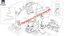?Kolorowanki świąteczne - świetna zabawa - 10 kolorowanek