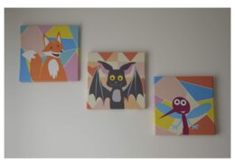 Przedszkole: Grafika do obrazu na płótnie (canvas): portret Komar