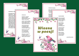 WIOSNA W POEZJI – biblioteka – świetlica – WIERSZE – GAZETKA – wersja 3