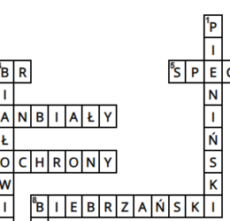 Krzyżówka- ochrona przyrody