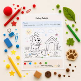 Kolory Reksia – nauka kolorów