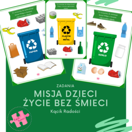 Eko zadania dla przedszkolaków