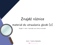 Różnice - głoska [z]