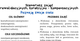 Scenariusz zajęć - Poznaję swoje ciało