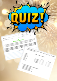 Ogłoszenie 1 - kartkówka, egzamin ósmoklasisty