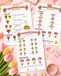 Tulipanowe obliczenia w zakresie 100