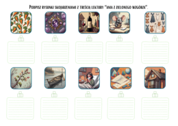 Karty skojarzeniowe do lektur klas 4-6